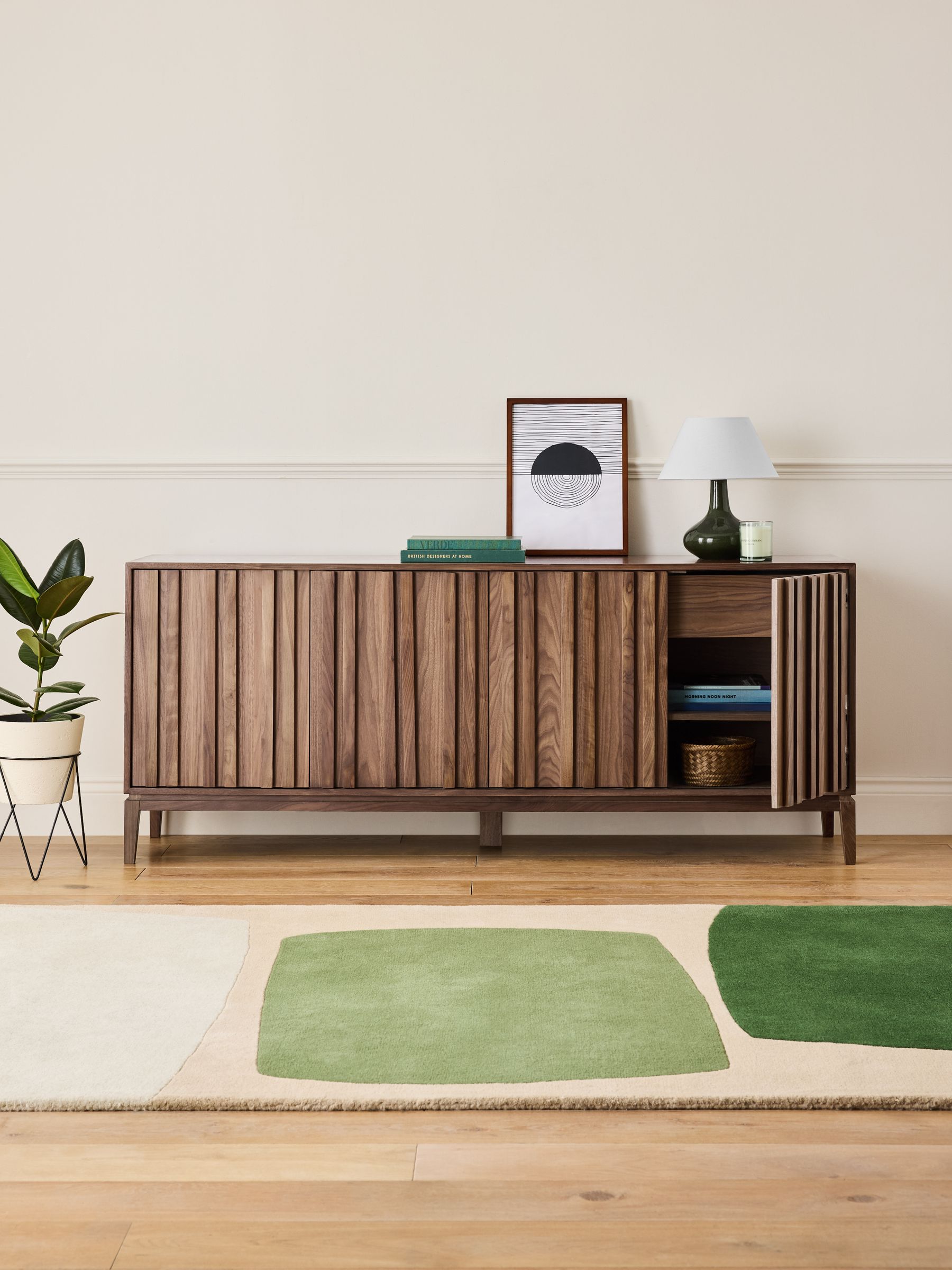 Jasper Conran London Walnut Belgrave Large Sideboard