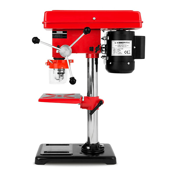 EBERTH Perceuse d'établi, perceuse à colonne, 550 watts, course de broche 50mm, diamètre 3 à 16mm, 9 vitesses max. 2350 t/min