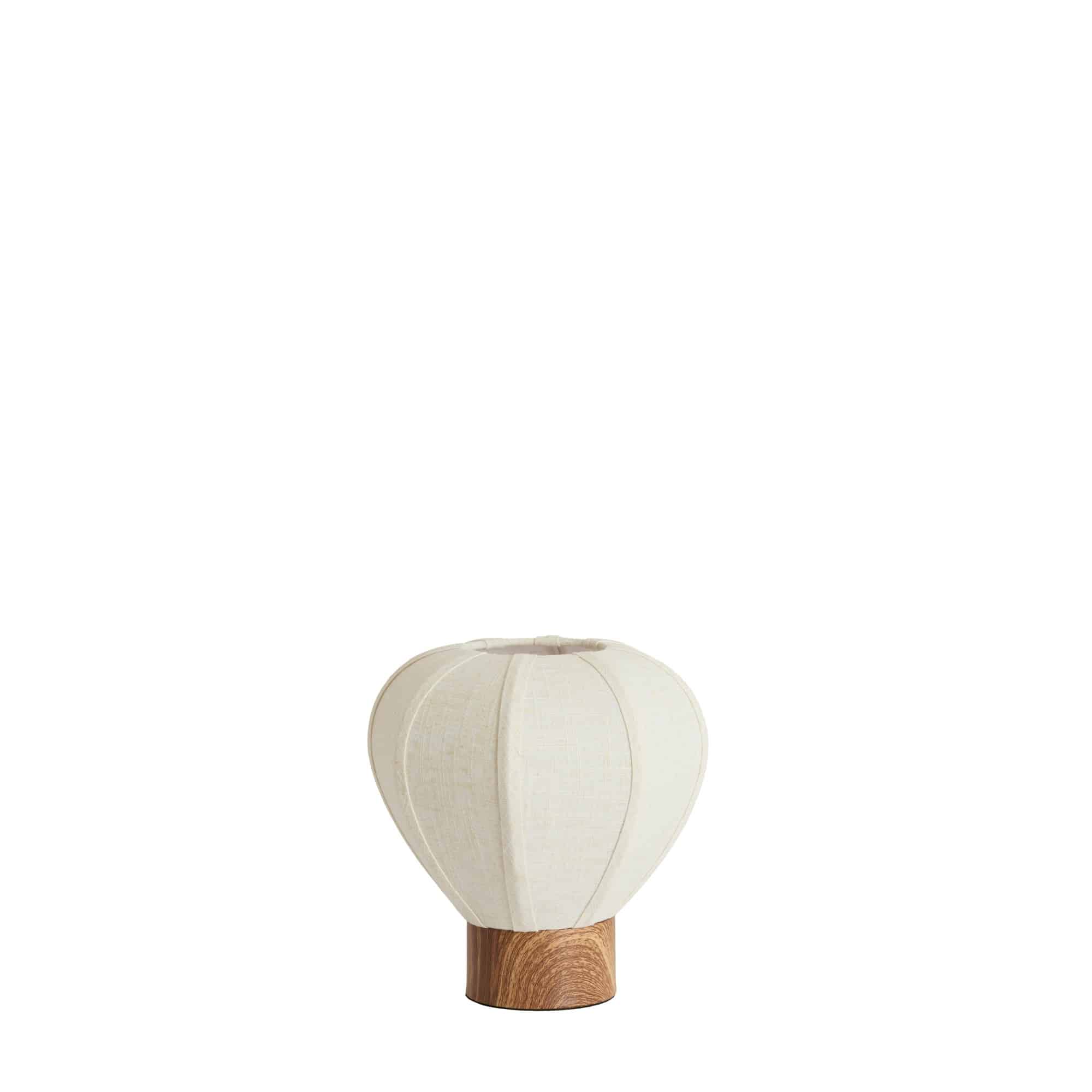 Light & Living tafellamp Kyzo - wit - Ø23cm