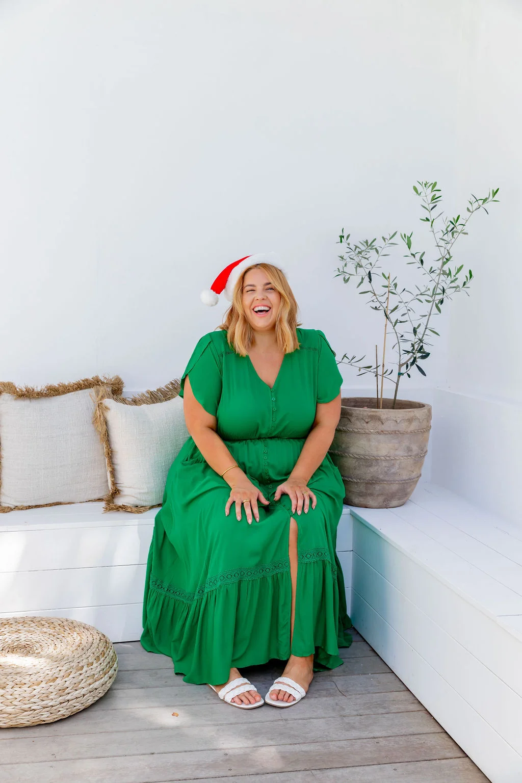 Shayla Maxi Dress in Green