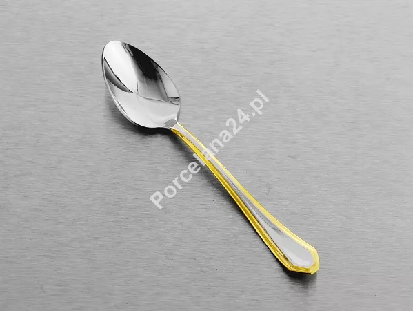 Komplet sztućców 24 cz. na 6 osób Hisar - Riva Gold (4.0/3.0 mm) złocone