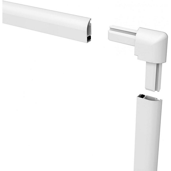 Moustiquaire cadre aluminium sans perçage 120x140 cm Basic plus