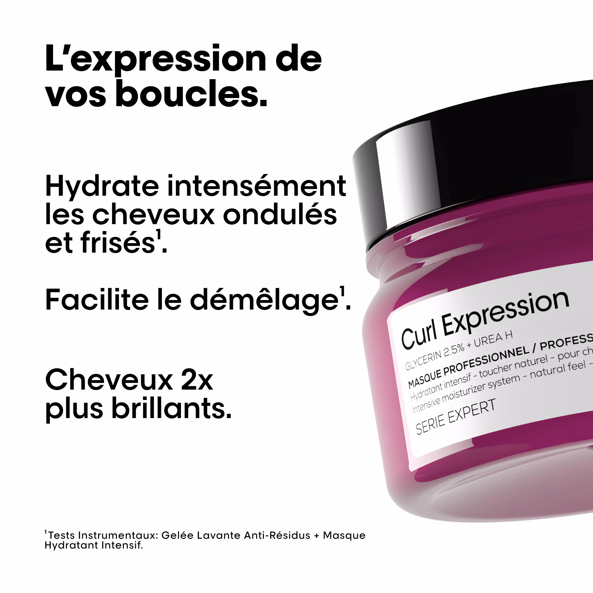 SERIE EXPERT CURL EXPRESSIONMasque hydratant intensif toucher naturel