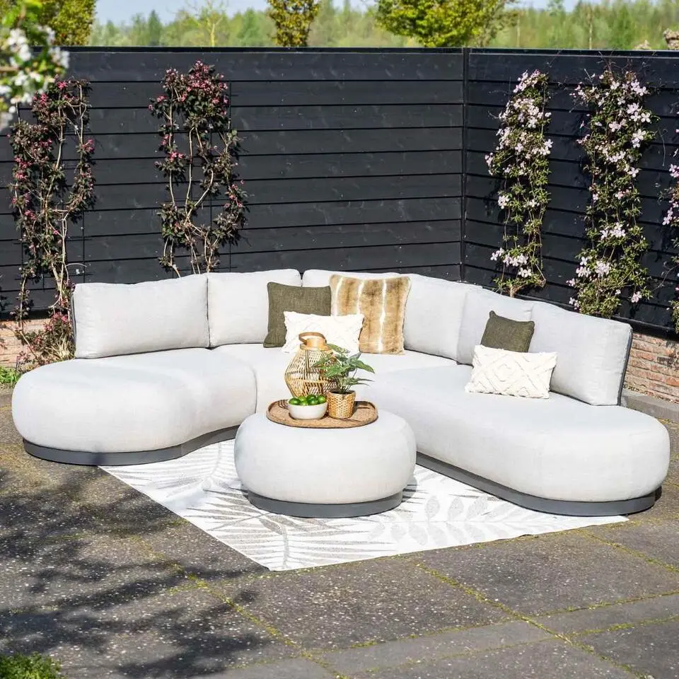 Marseille 2-zits chaise longue links - valley sand