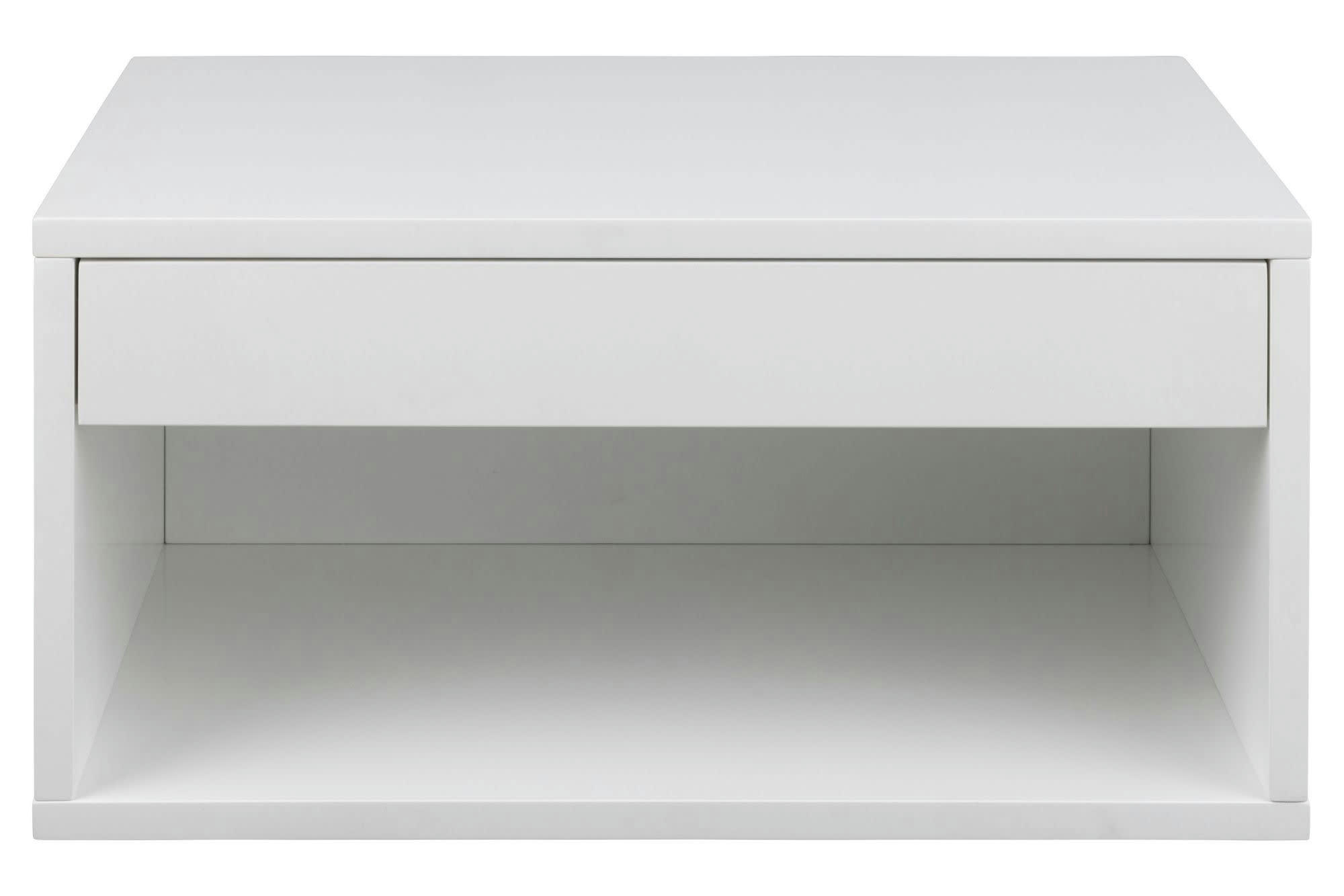 WALL - Chevet suspendu en métal 1 tiroir 1 niche