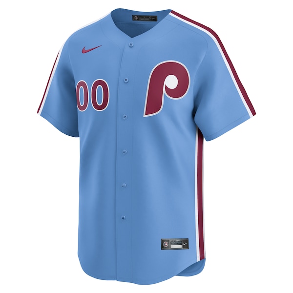 Philadelphia Phillies Nike  Alternate Limited Custom Jersey – Light Blue