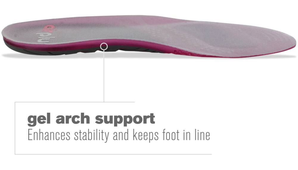 Airplus Women's Amazing Active Gel Full-Cushion Insoles with Arch Support, 1-pr
