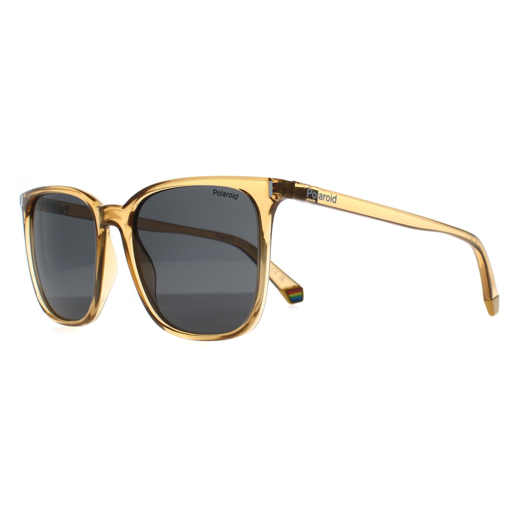 Polaroid Square Transparent Beige Grey Polarized PLD 6226/S