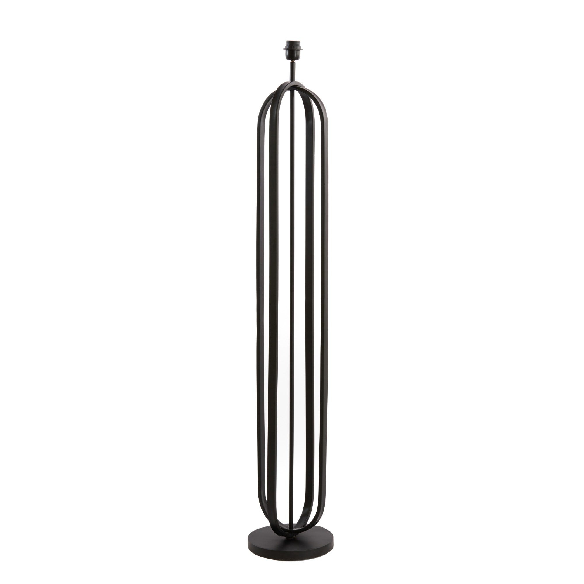 Light & Living vloerlamp Aster - zwart - Ø25cm