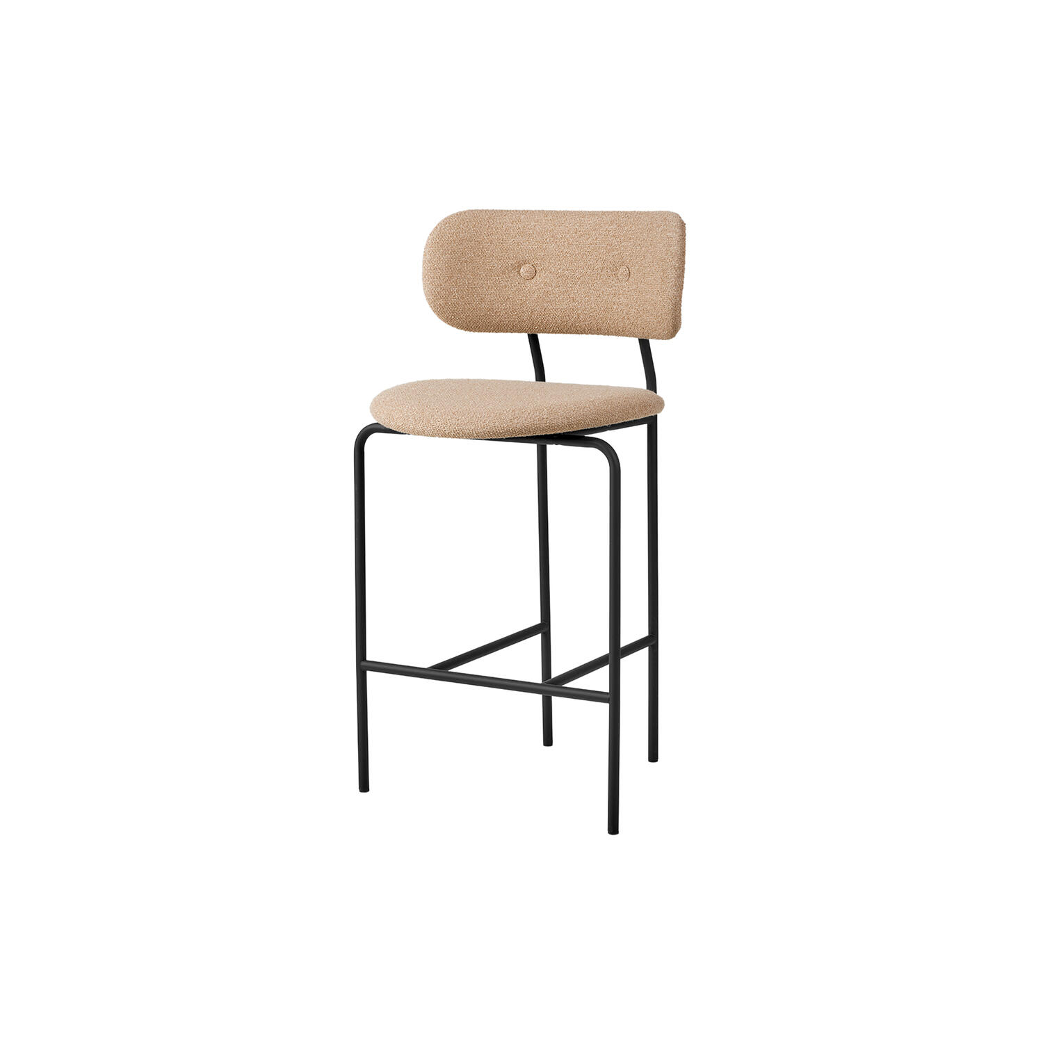 Coco Counter Chair, Around Boucl&eacute; 004/black matt