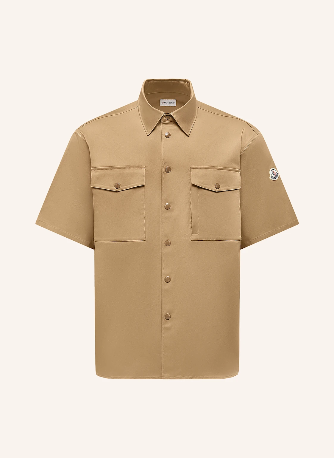 MONCLER Kurzarm-Hemd Regular Fit