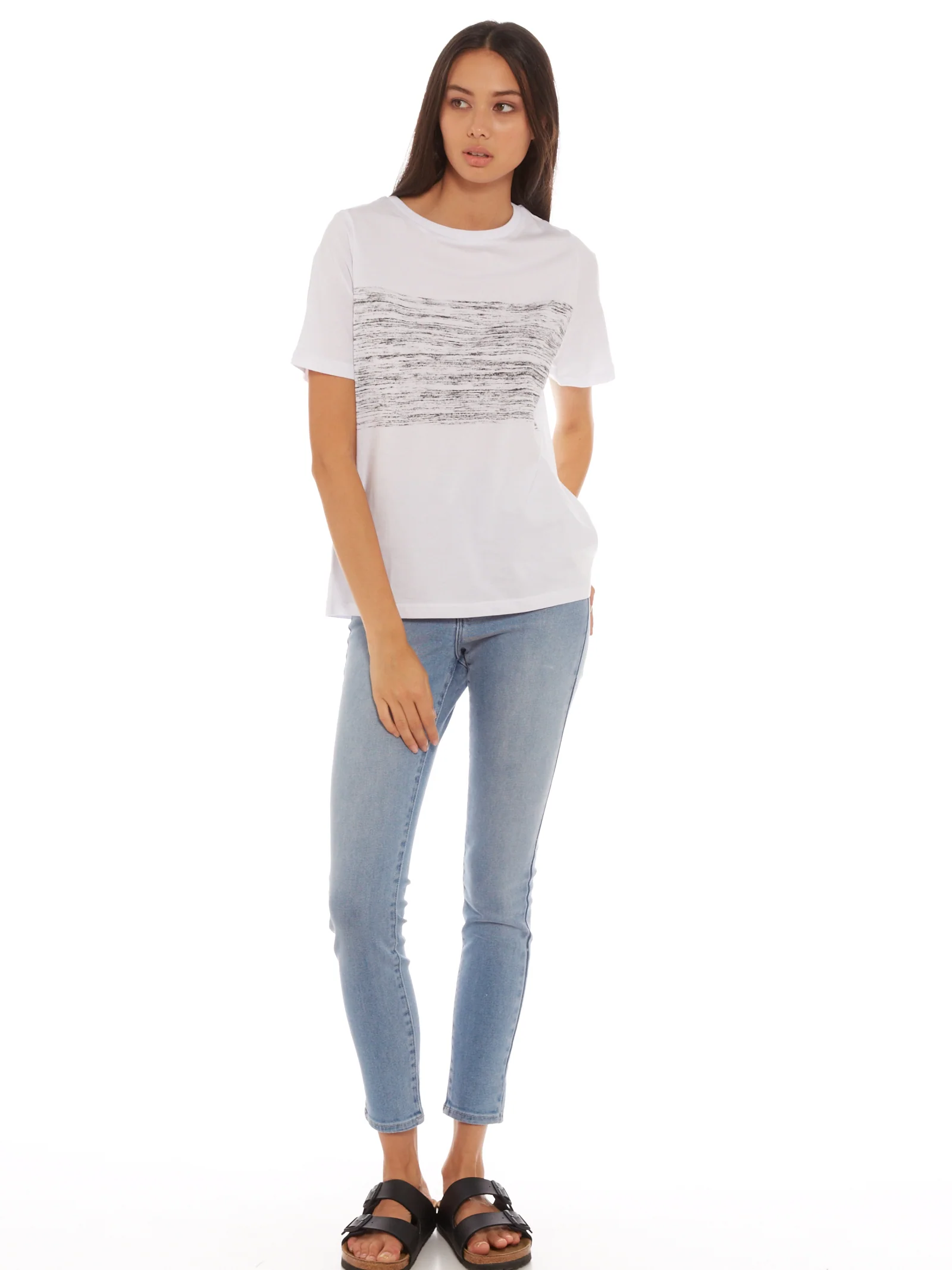 Graphite Print Tee