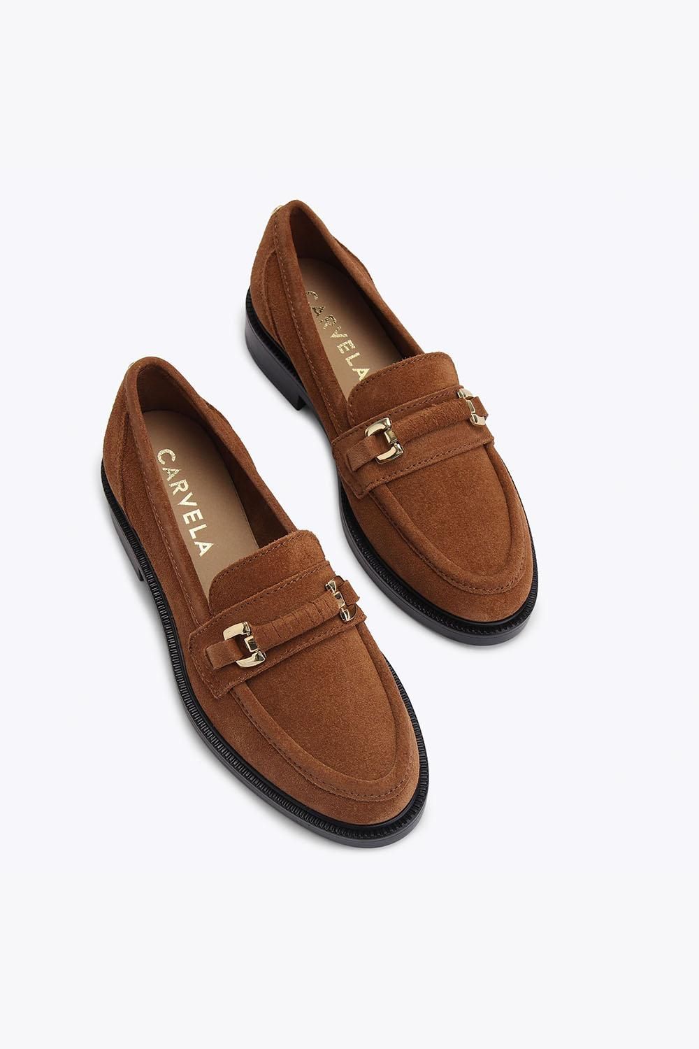 Carvela Noto Loafer' Suede Flats