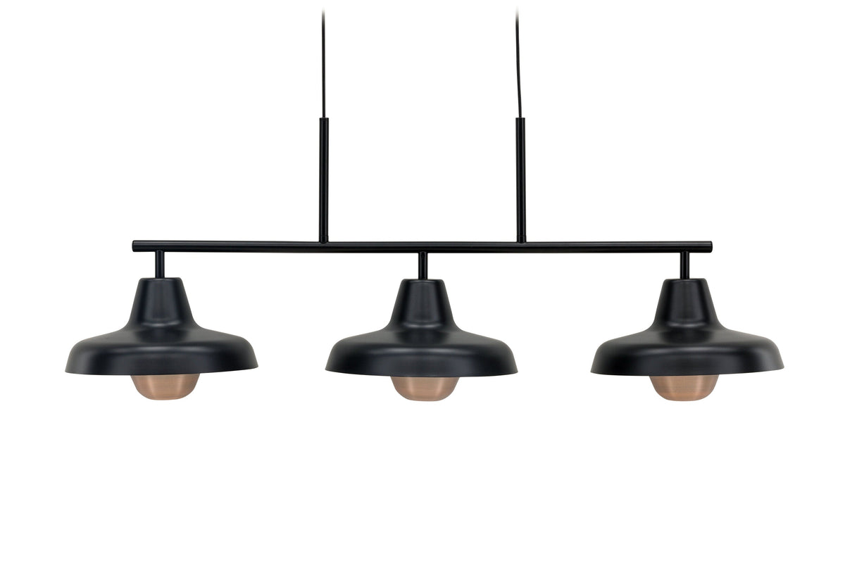 Rebellenclub Hanglamp Vestby - zwart - Ø 30 cm