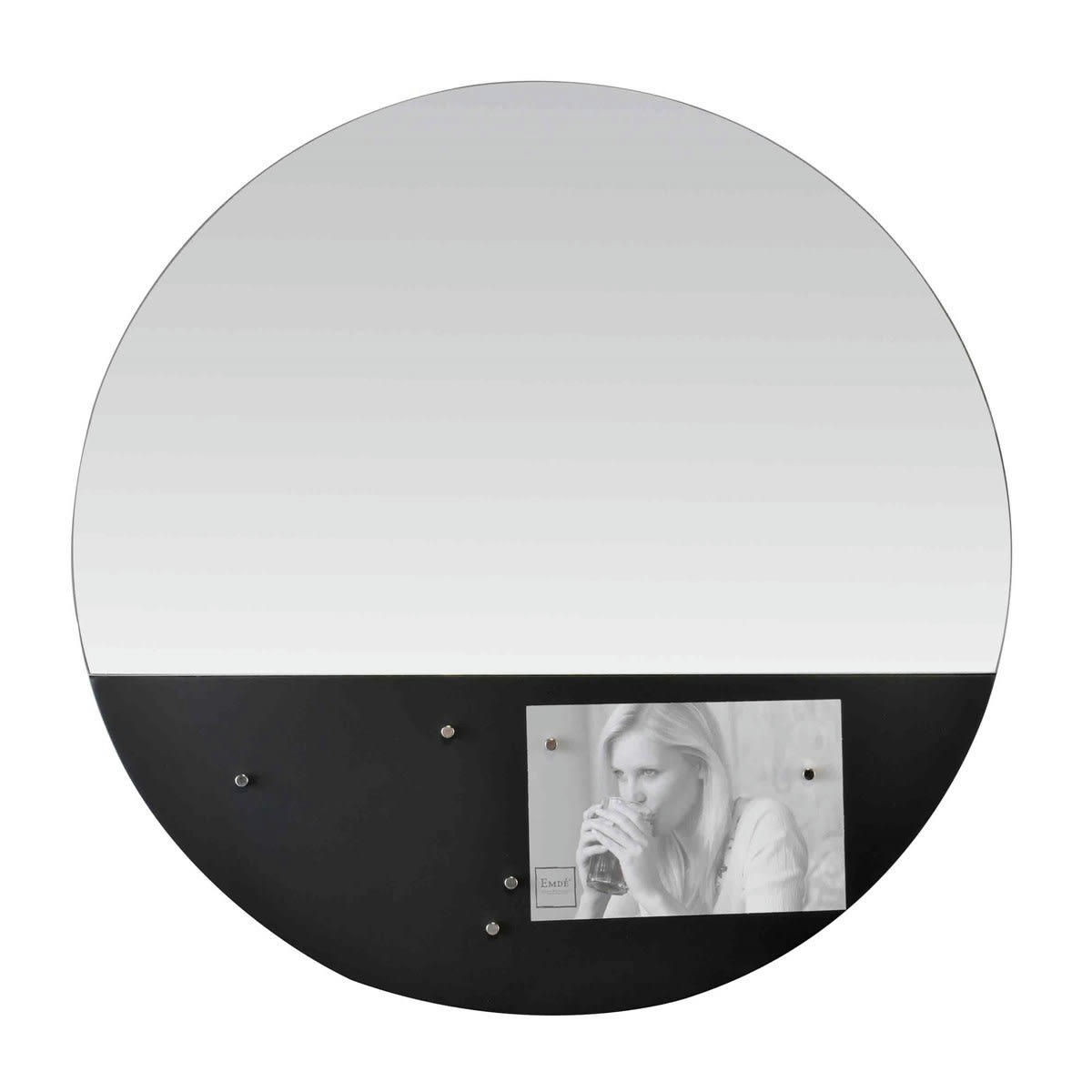 - Miroir rond magnétique 6 aimants 45cm