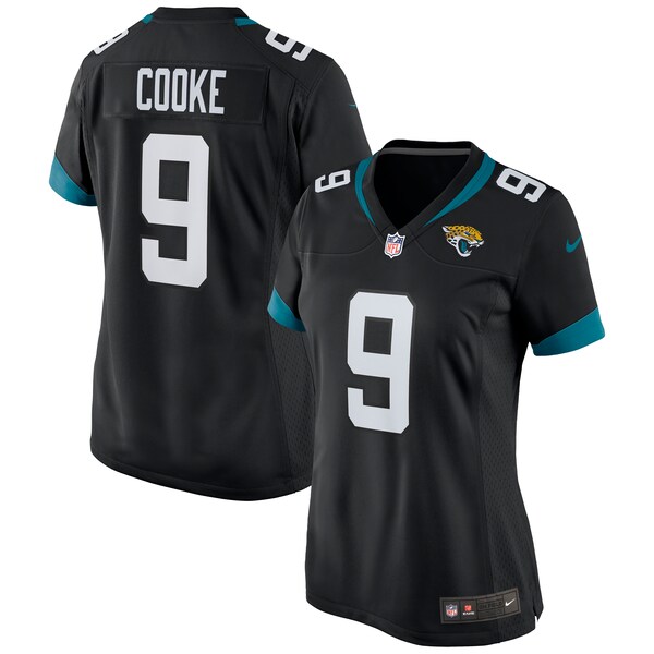 Logan Cooke Jacksonville Jaguars Nike Women's Game Jersey - Black/Teal