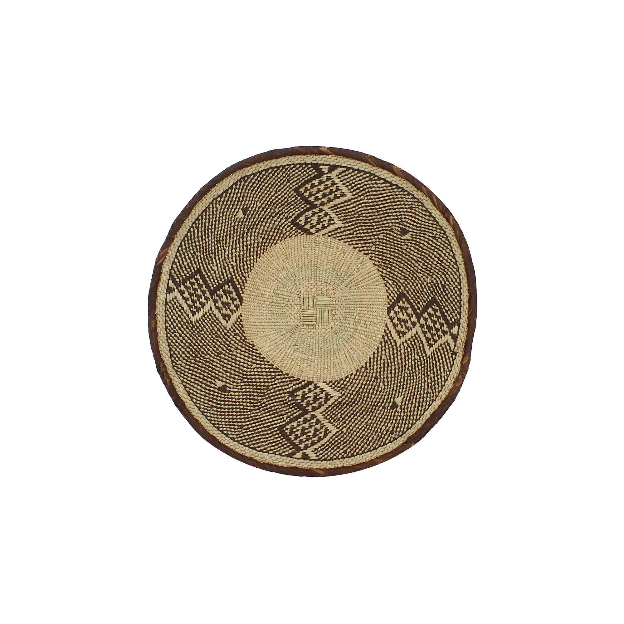 LIMPO - Panier mural tressé à la main au Zimbabwé Ø39-44cm