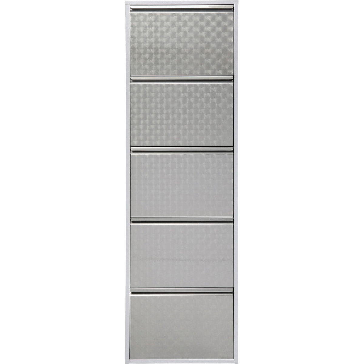 Kare Design Schoenenkast Caruso - alu - 5 laden