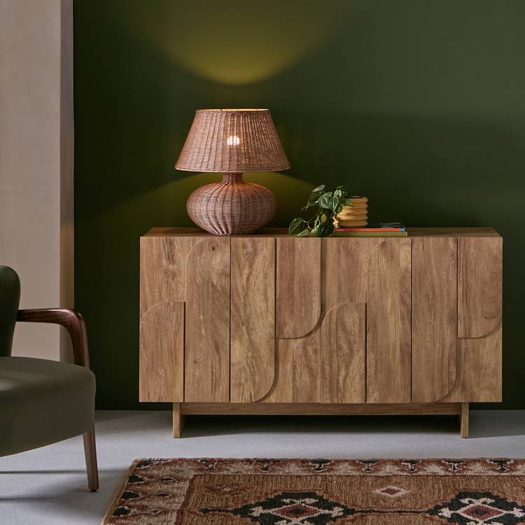 Habitat Yassica 3 Door Sideboard - Natural