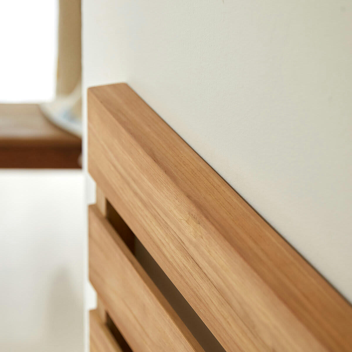 URBAIN - Tête de lit enfant en teck massif 135 cm