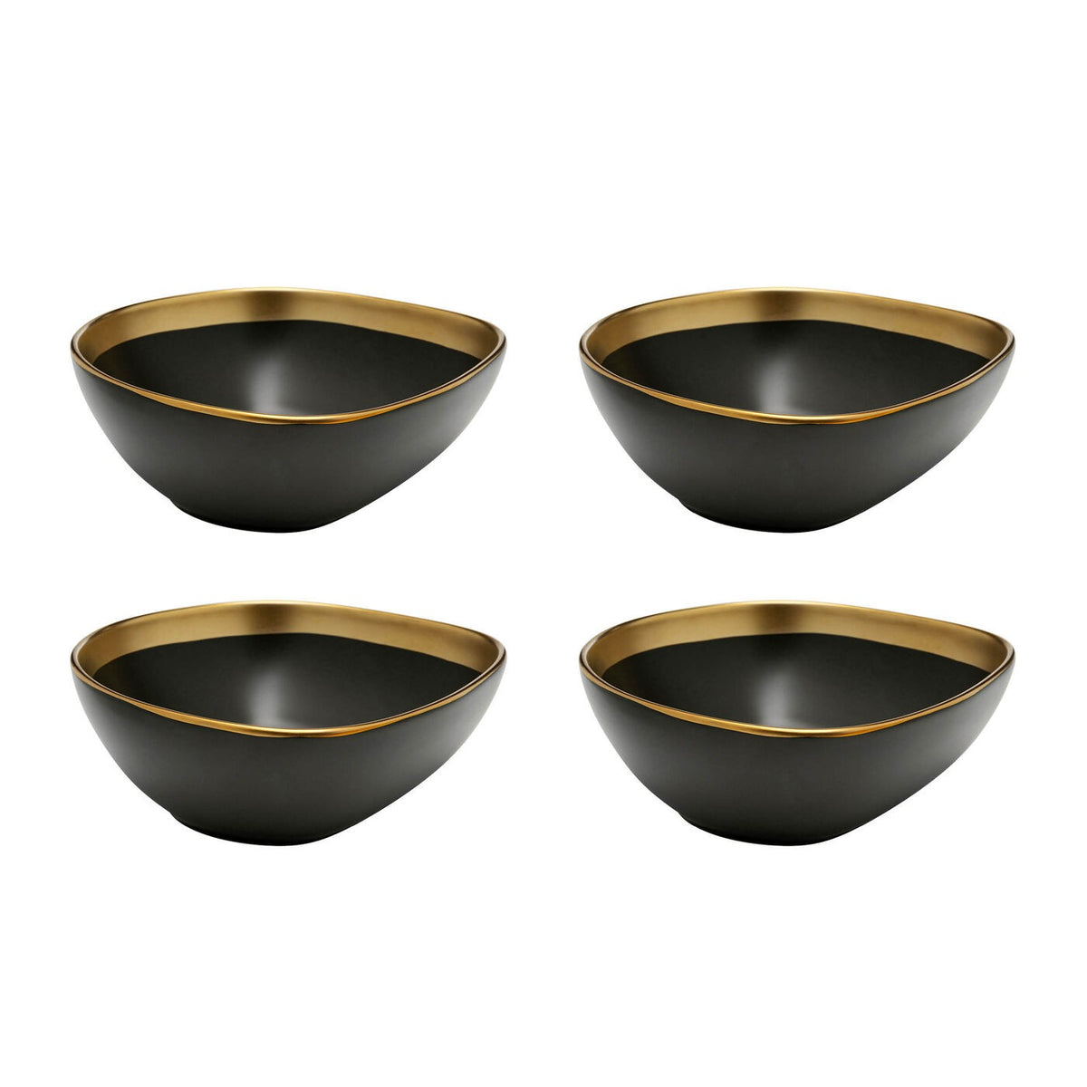 Kare Design Kommen Vibrations Ø18cm groen (4/set)