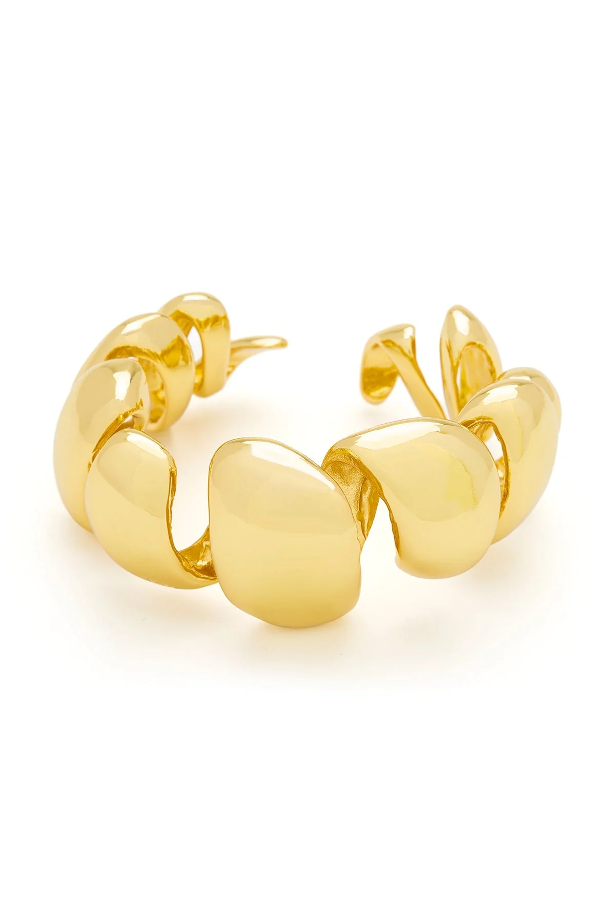 Chunky Statement Gold Bangle