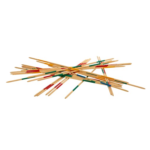 Giant Wooden Pickup Sticks Supersized Fun Game 90cm Indoor/Outdoor Jenjo Games