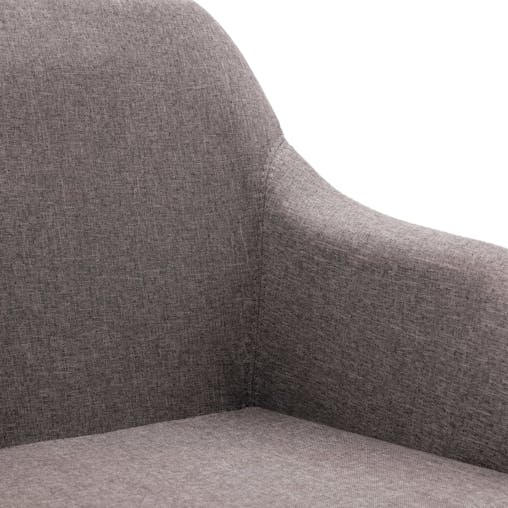 NNEVL Swivel Office Chair Taupe Fabric