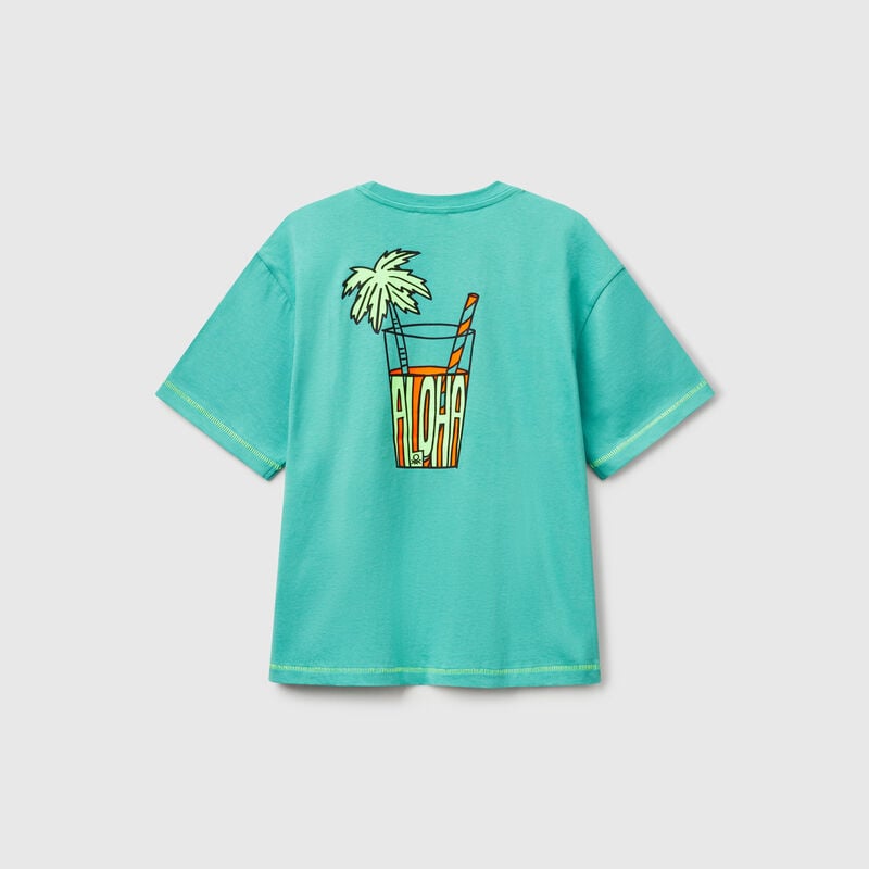 T-shirt with print on front and back