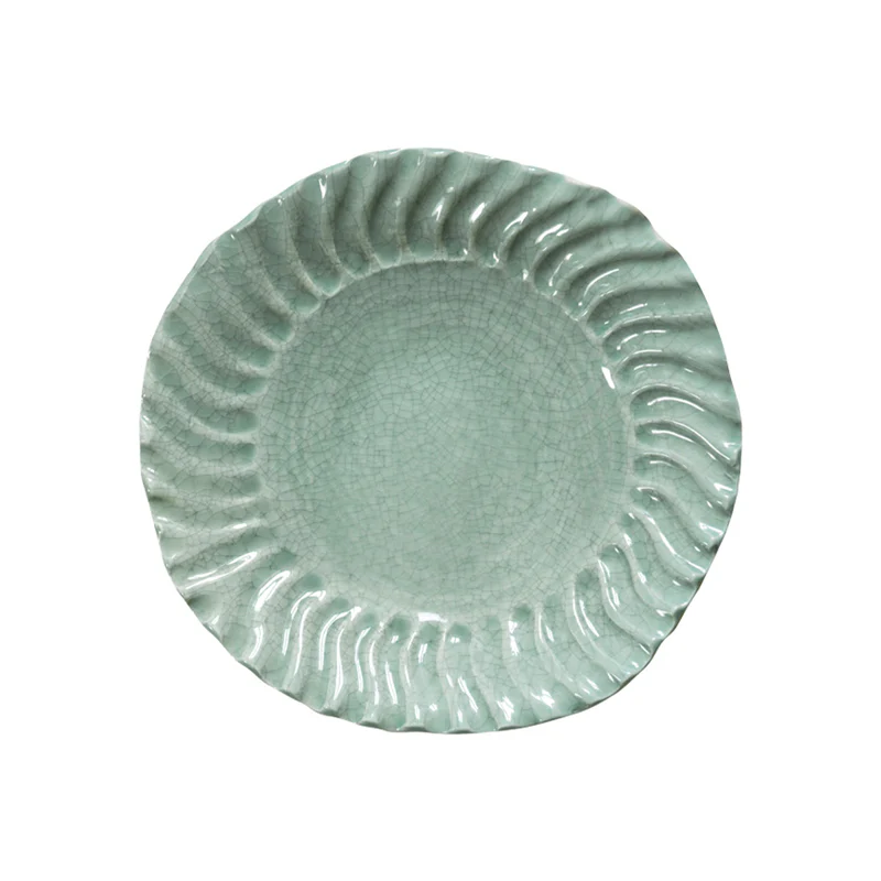 assiette creuse céladon