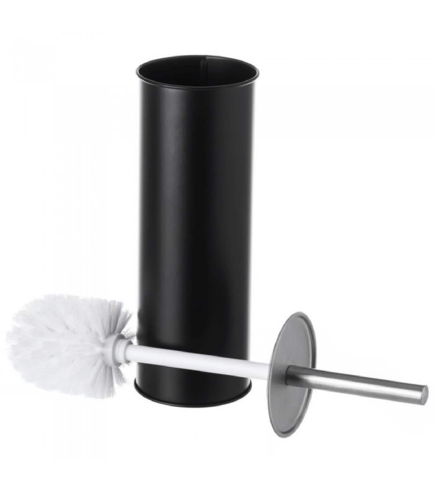 - Balai brosse WC en métal noir