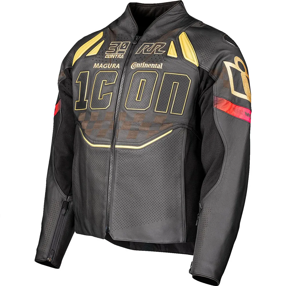 Icon Contra3™ Rizz Rizz Perforated Leather jacket