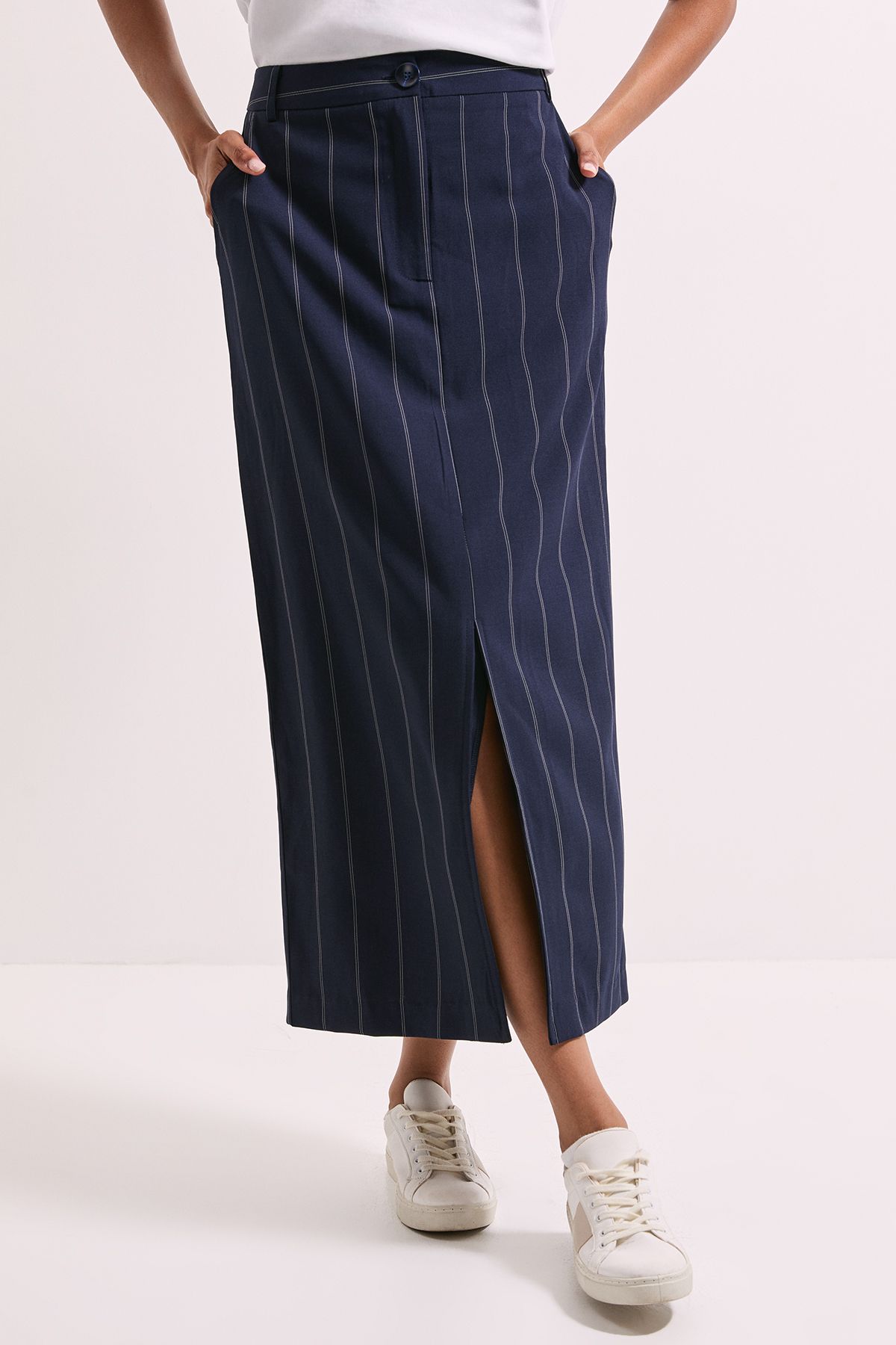 Dorothy Perkins Stripe Column Midaxi Skirt