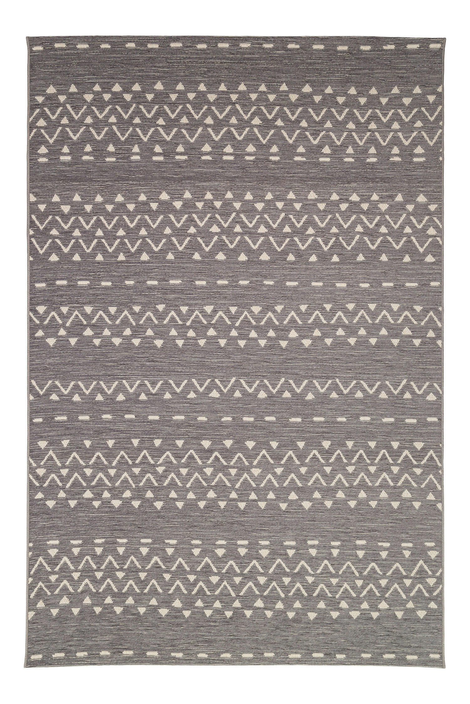 KALIMBA - Tapis intérieur et extérieur gris 153x230, OEKO-TEX®