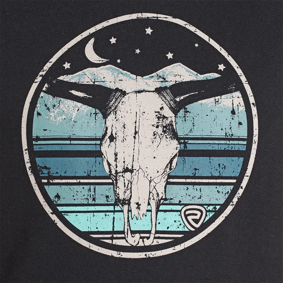 Женская толстовка Rock & Roll Denim с графическим принтом 