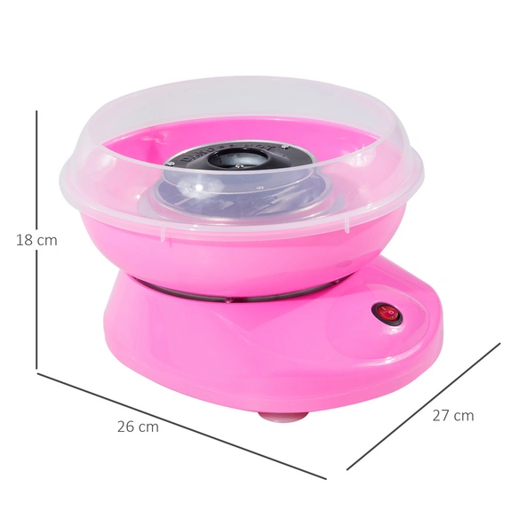 Zuckerwattemaschine, 550 W, rosa