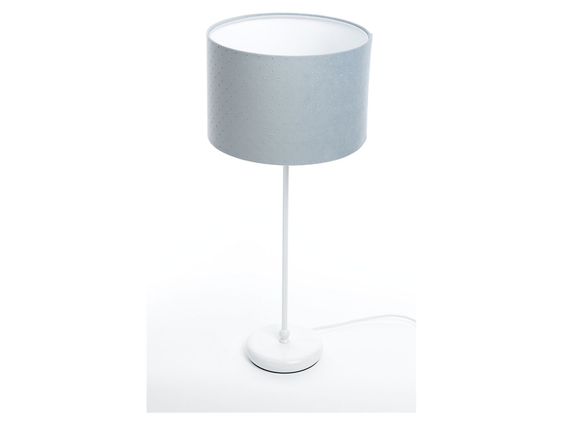 Lampa stołowa Jasmine bebe tkaninowa niebieska