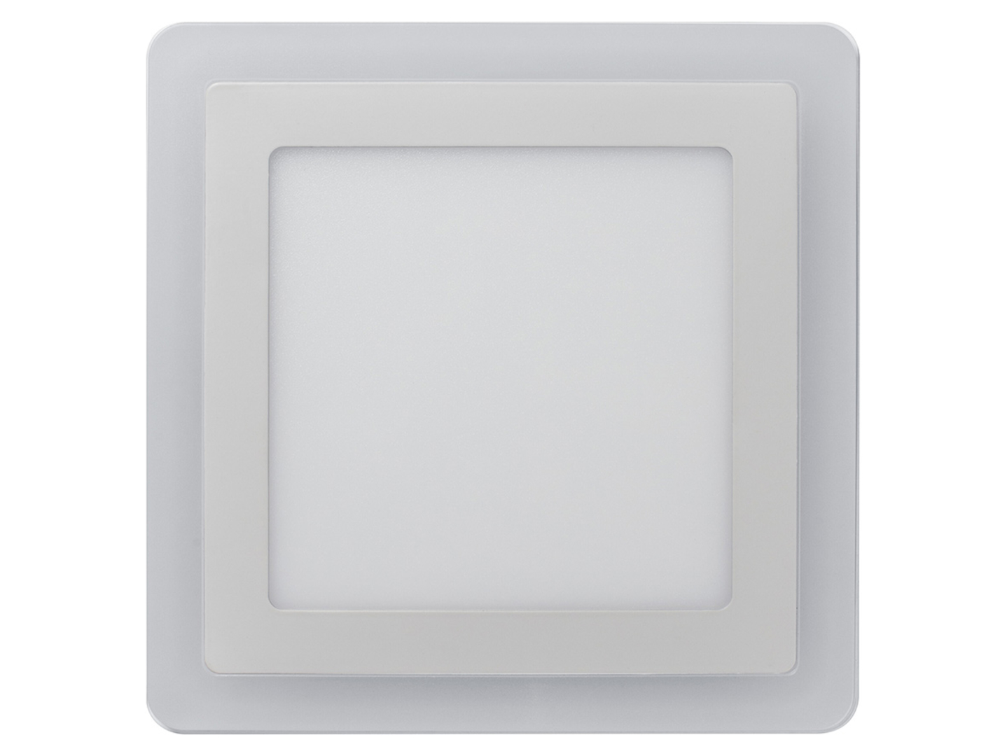 Plafon Clik LED 19,8 cm aluminiowy biały
