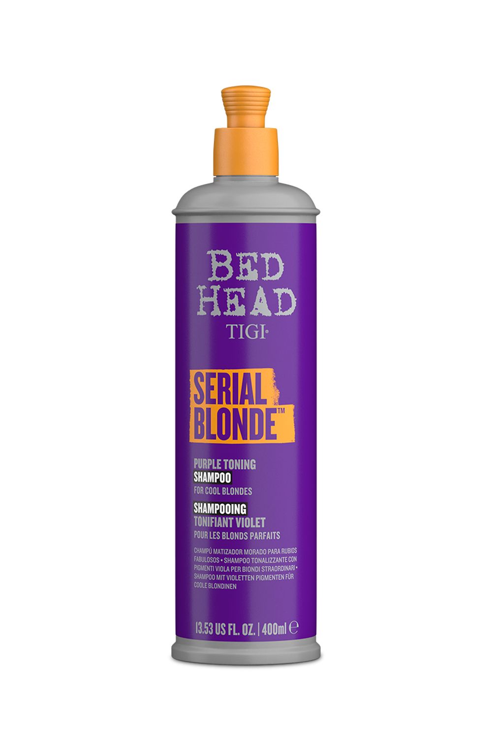 Tigi Serial Blonde Purple Shampoo For Cool-Blonde Hair, 600ml