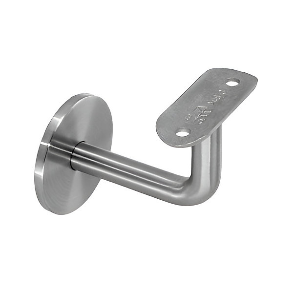 2 x Support mural fixe - Main courante diam. 42,4 mm - Fixation M8 - Inox 304