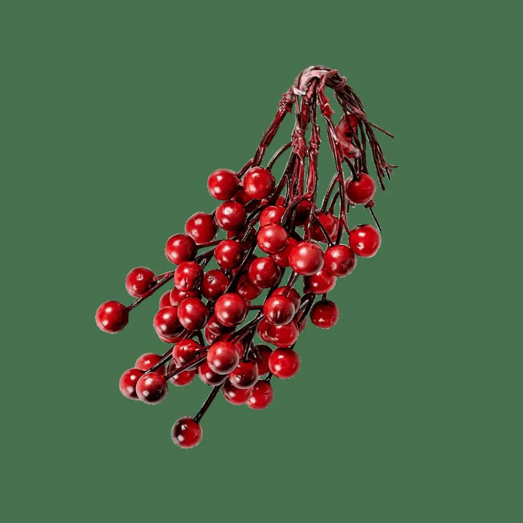 Branches Artificielles^CASA FOAM Baies Décoratives Set De 12 Rouge