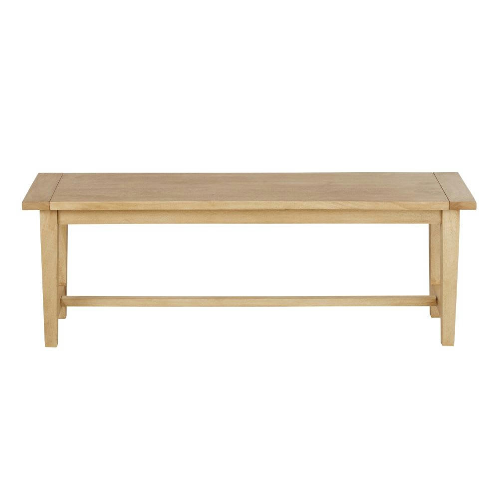 Cezanne - Banc en bois de manguier marron