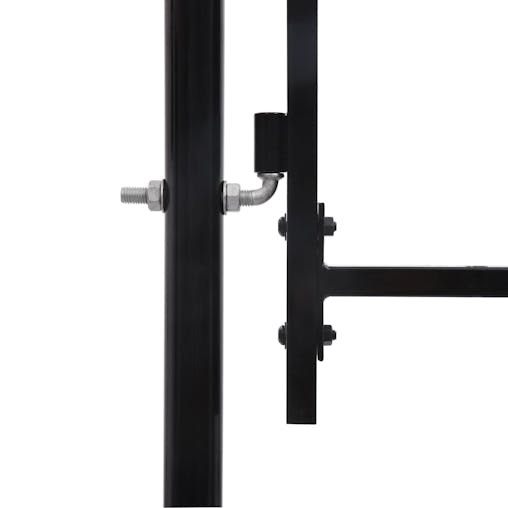 NNEVL Double Door Fence Gate with Spear Top 400x175 cm