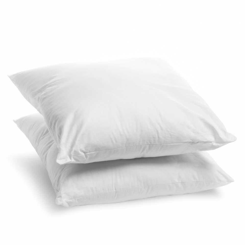 ANTI-ACARIENS - Lot de 2 oreillers 60x60cm anti-acariens moelleux