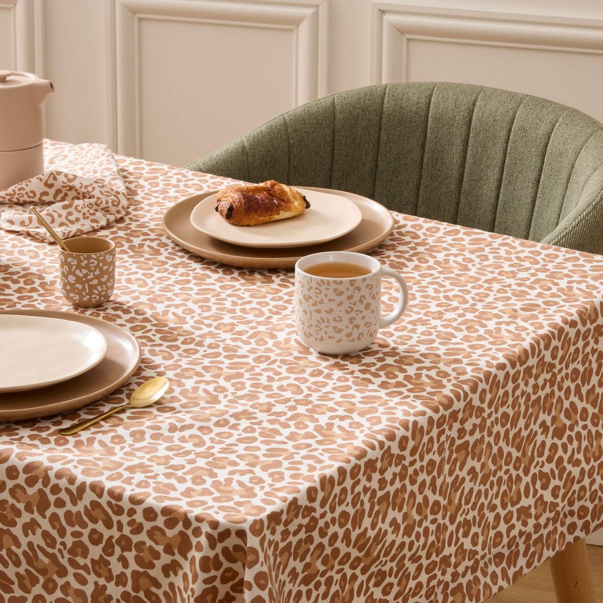 Set of 4 espresso cups "Leopardi" earthenware, 100 ml