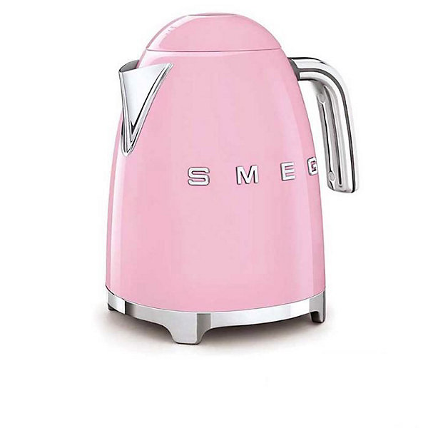 Bouilloire sans fil 1.7l 2400w rose Smeg KLF03PKEU années 50
