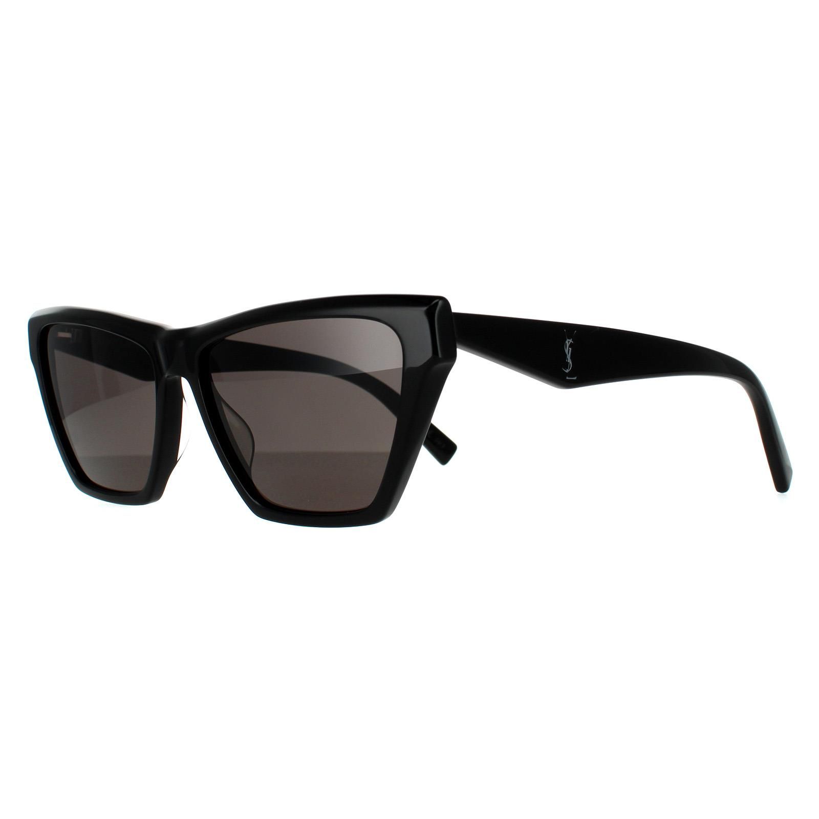 Saint Laurent Cat Eye Black Black Sunglasses