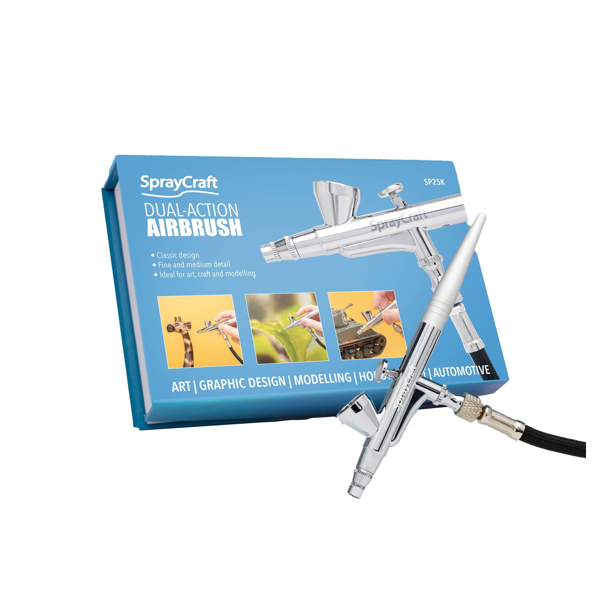 Spraycraft SP25K Dual-Action Airbrush