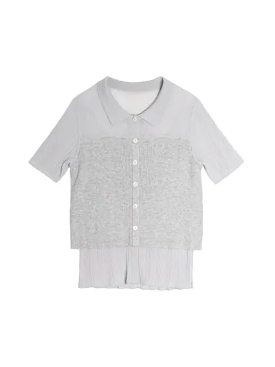 Faux Two-Piece Sweater - 26SDT095X