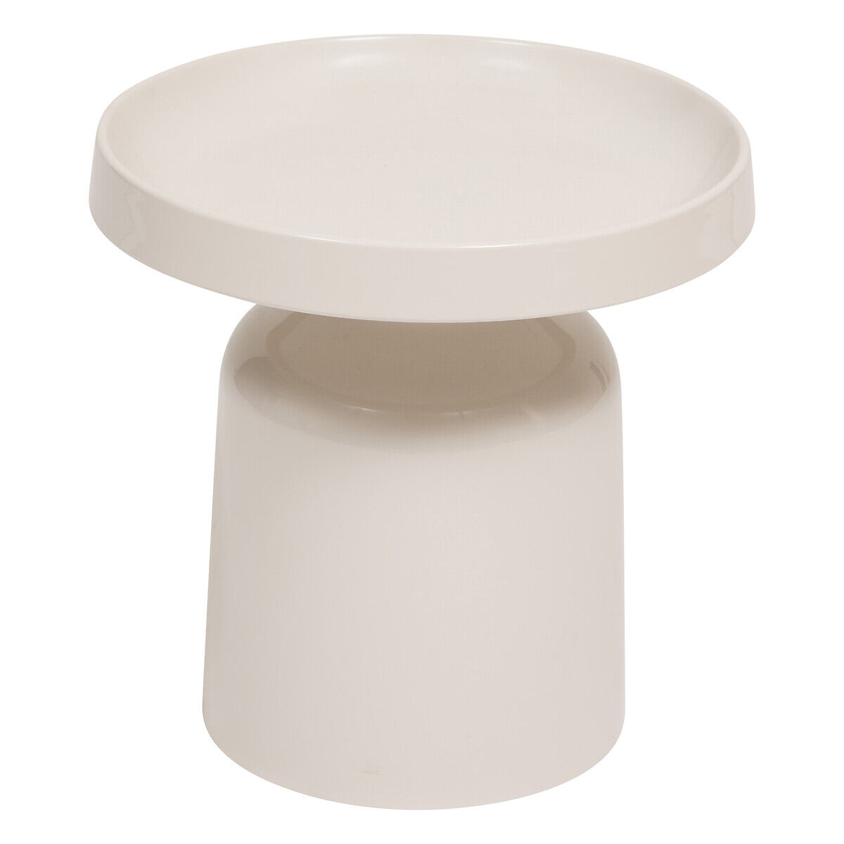 Mesa de centro ABADI cru em metal 41x43cm